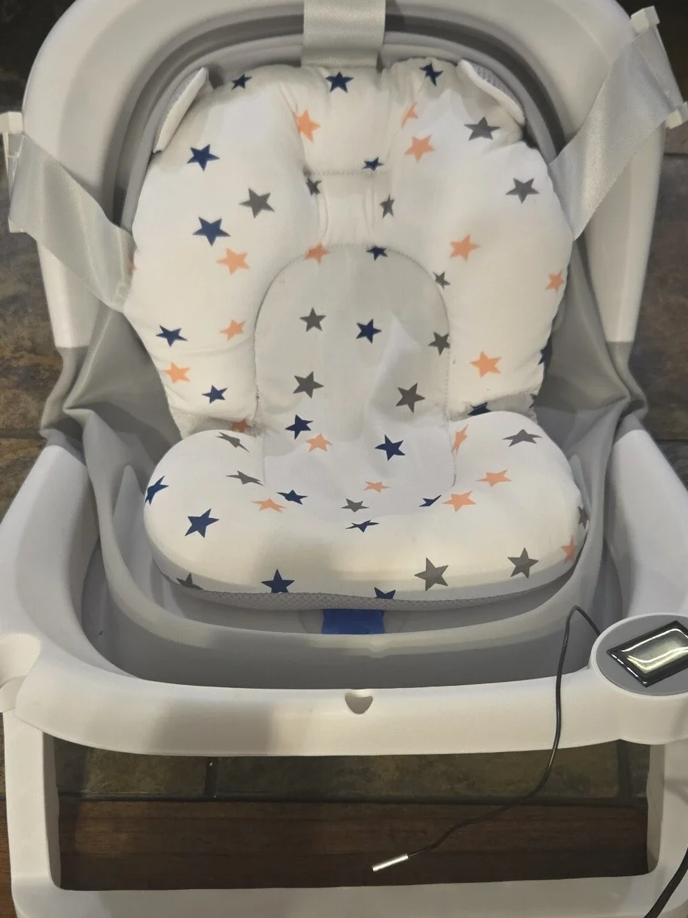 Baby Bath Tub with Star-Print Infant Insert